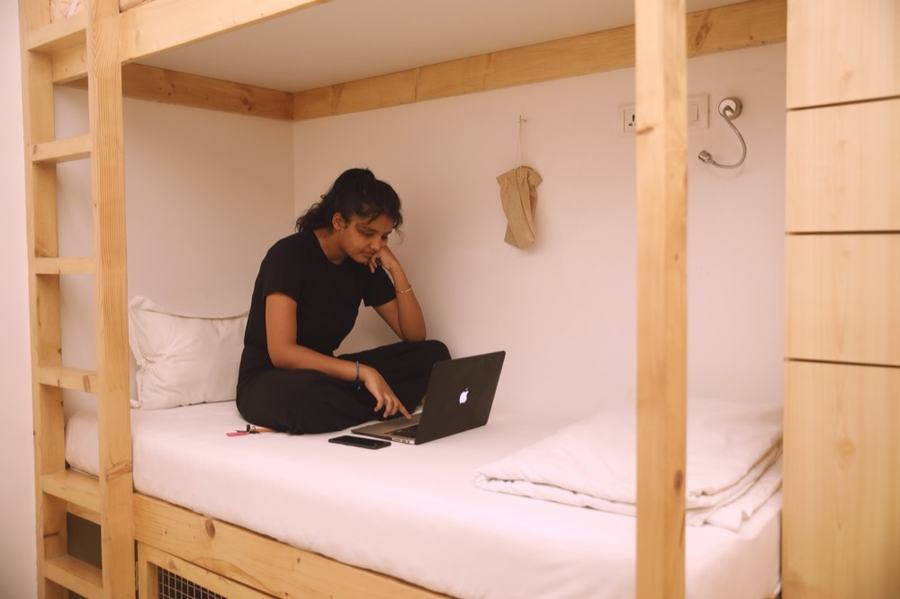 8 Bed Female Dorm at Nap Manor Hostels Mumbai